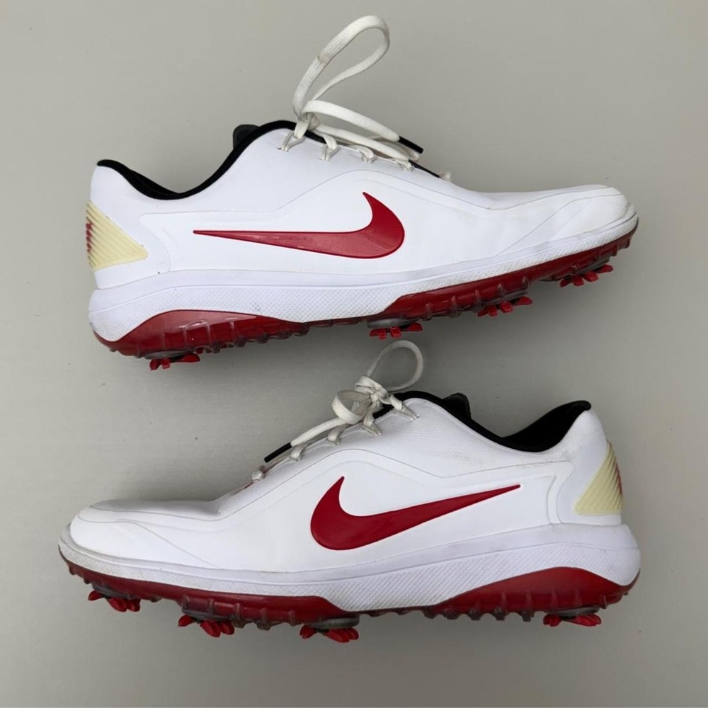 Nike React Vapor 2 Golf Shoes - White/Red Size 10